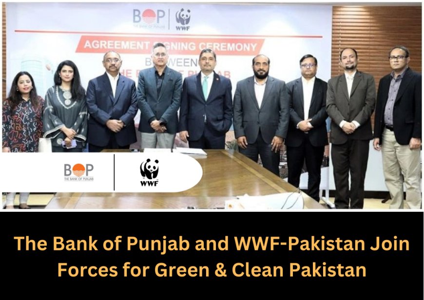 The Bank of Punjab and WWF-Pakistan Join Forces for Green & Clean Pakistan